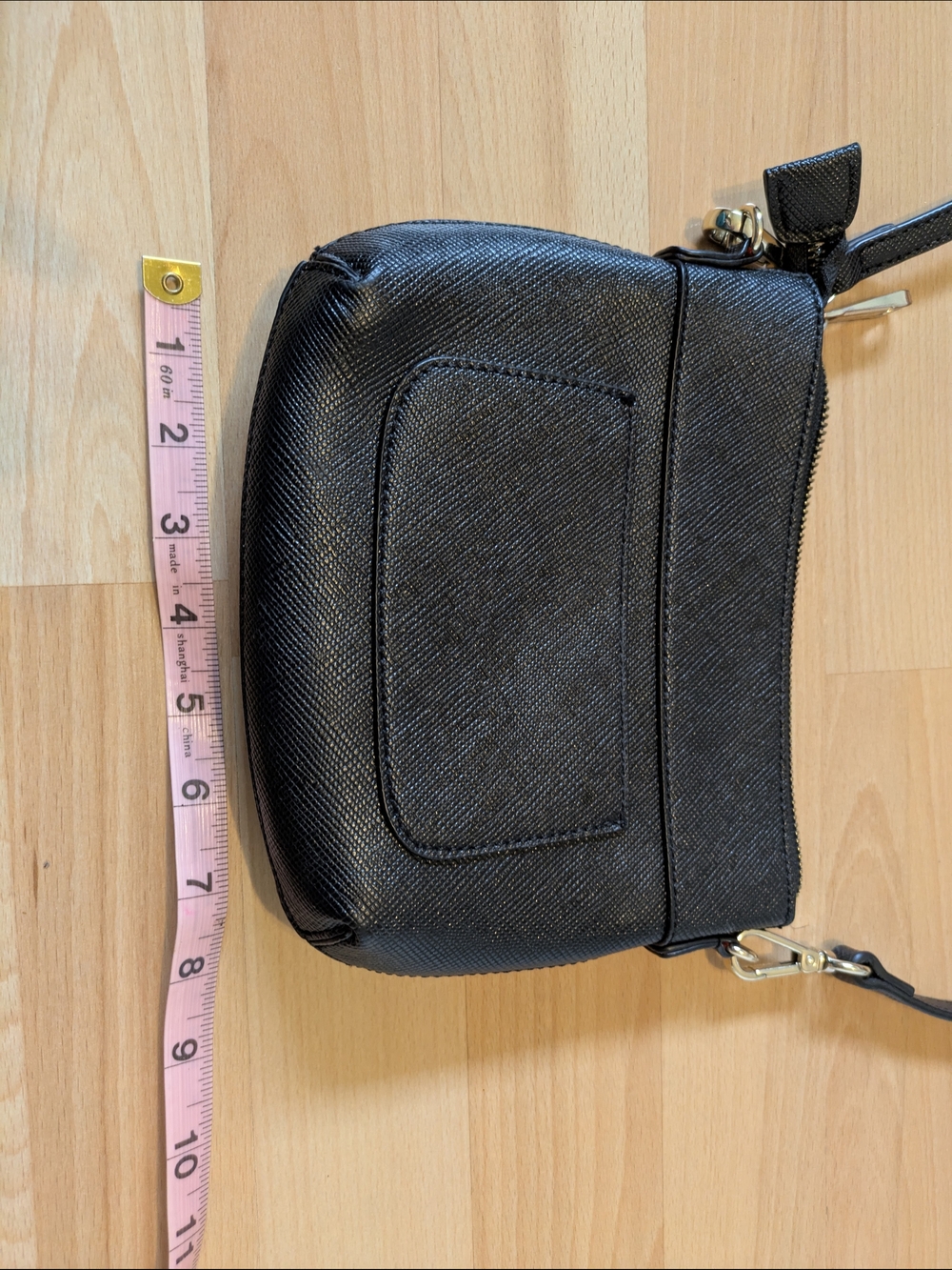 Bag Black Crossbody Women's Bag - Classic Saffiano Texture